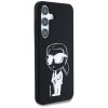 Etui Karl Lagerfeld Silicone Graffiti    Ikonik Printed Logo MagSafe do Samsung Galaxy S25 czarny
